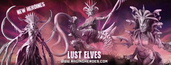 Three wicked Lust Elves models released!