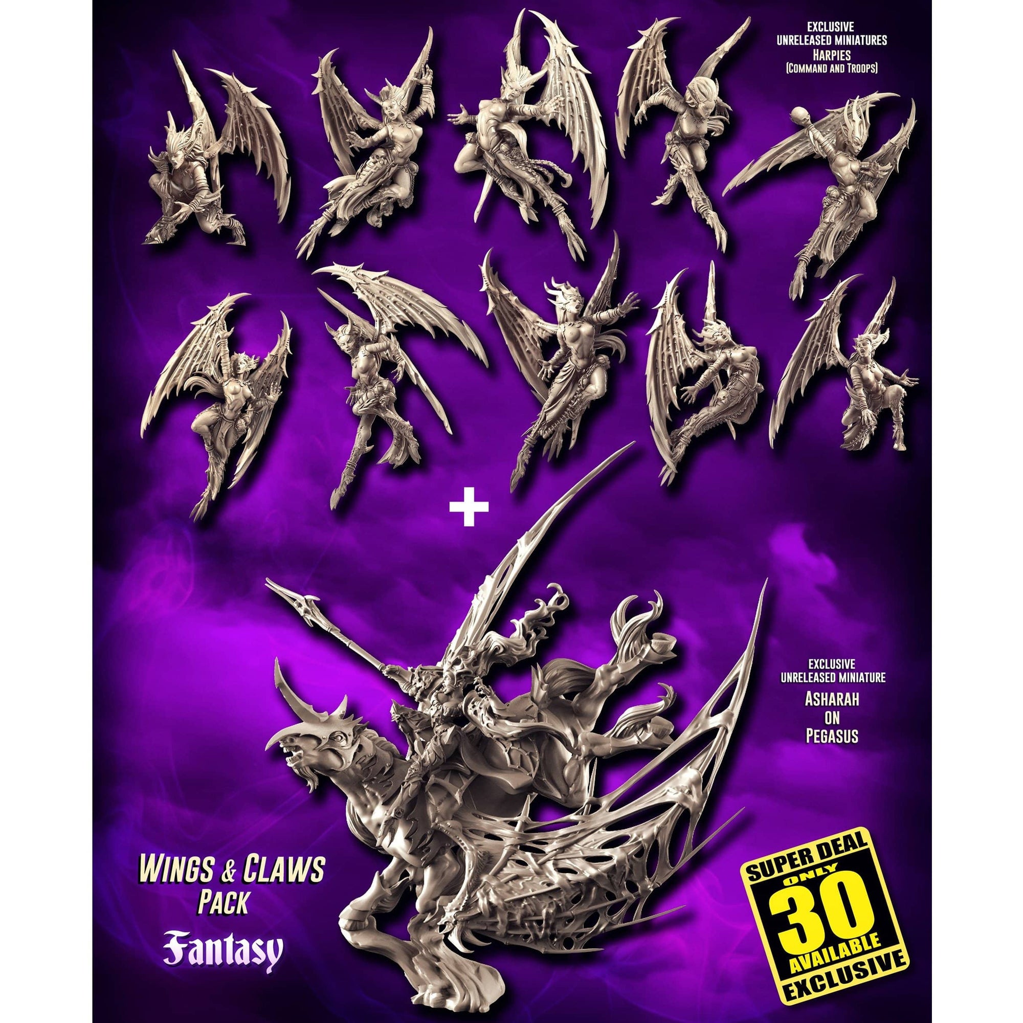 EXCLUSIVE WINGS & Claws Pack (DE - FANTASY)