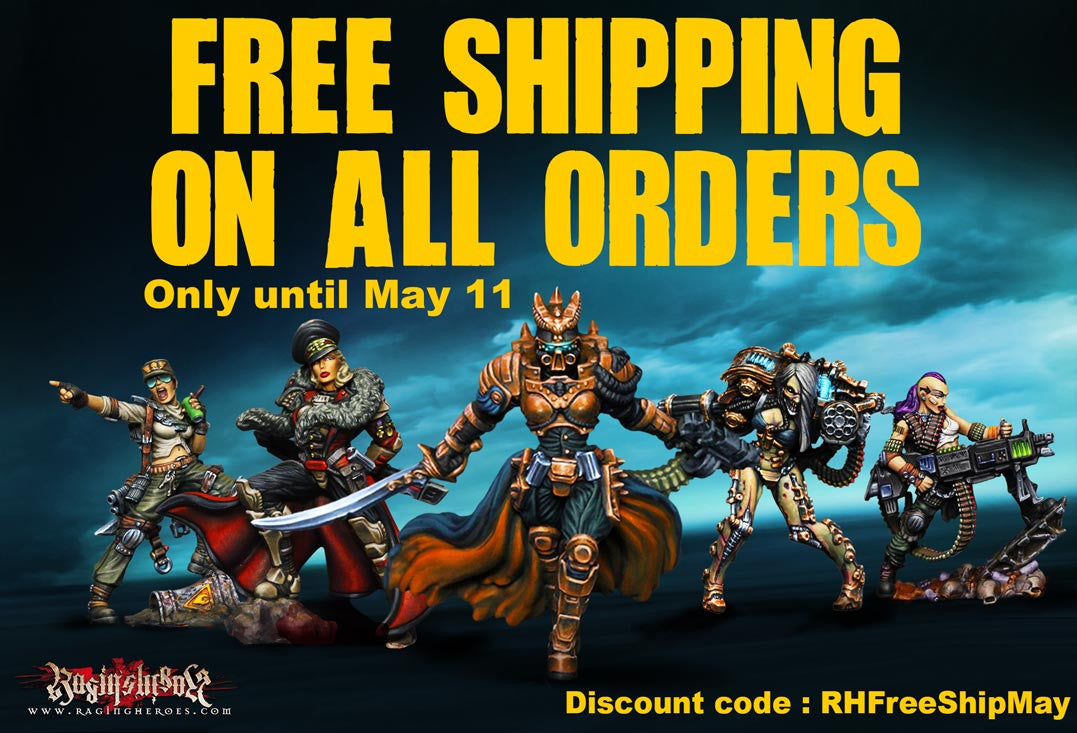 FREE SHIPPING on ALL ORDERS until May 20th!