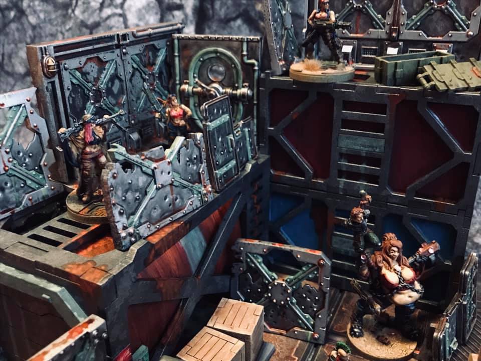 Jailbirds as Necromunda 💀 New diorama!