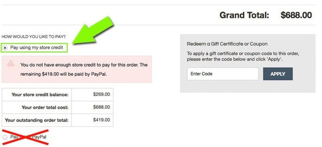 TGG2: Update #58 – Add your Freebies + Pay with your 'Store Credit' + other questions