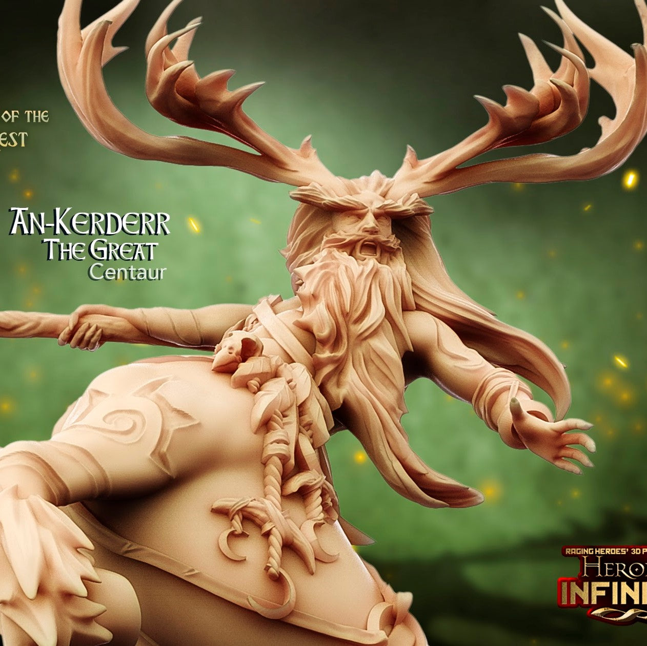 Centaurs: An Kerderr, Kantarr & Kerdelynn (July 2020 - Heroes Infinite 3D Printable)