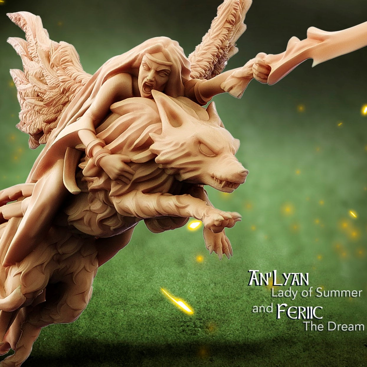 An’Lyan, Lady of Summer (July 2020 - Heroes Infinite 3D Printable)