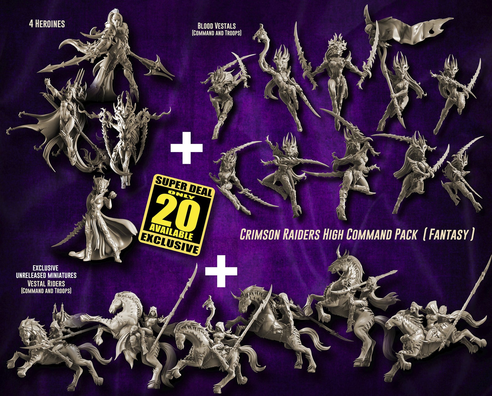 NSFW: Dark Elves on the Deck with the Crimson Raiders! 😱  Blood Vestals 2.0 + Unreleased Vestal Riders ✳