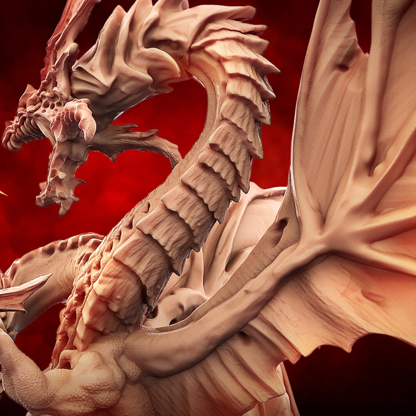 Epic Model 1 - Patrons Loyalty Reward: Meet the gigantic Chaos Dragon:  Kn’a Larr!