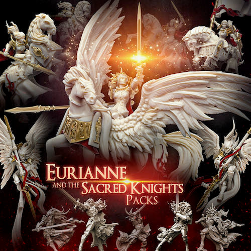 Meet our brand new Heroine Sister Eurianne des Greant on Hippalectryon, leader of the Sacred Lancers!!!