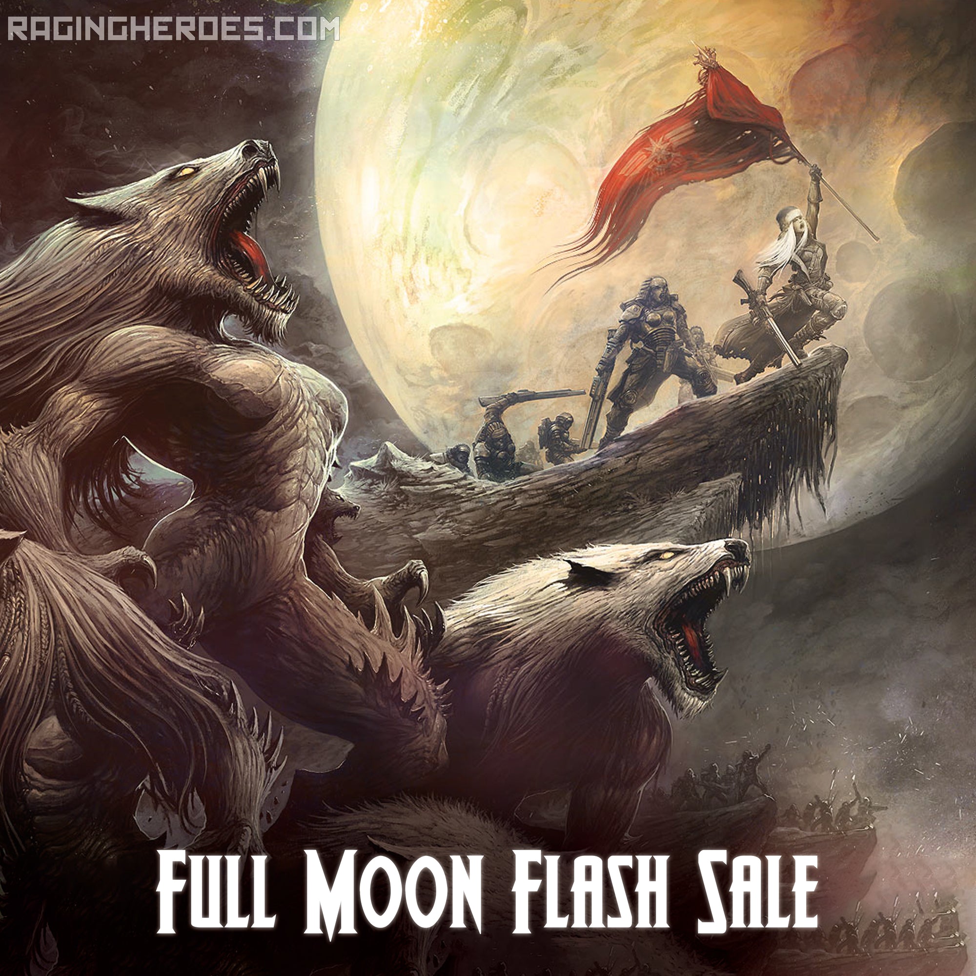 Full Moon Flash Sale 1 : KST Heroes & Wolves!