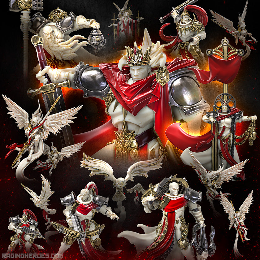 Lead your army to glory with the Paladin Knights of the Eternal Light!