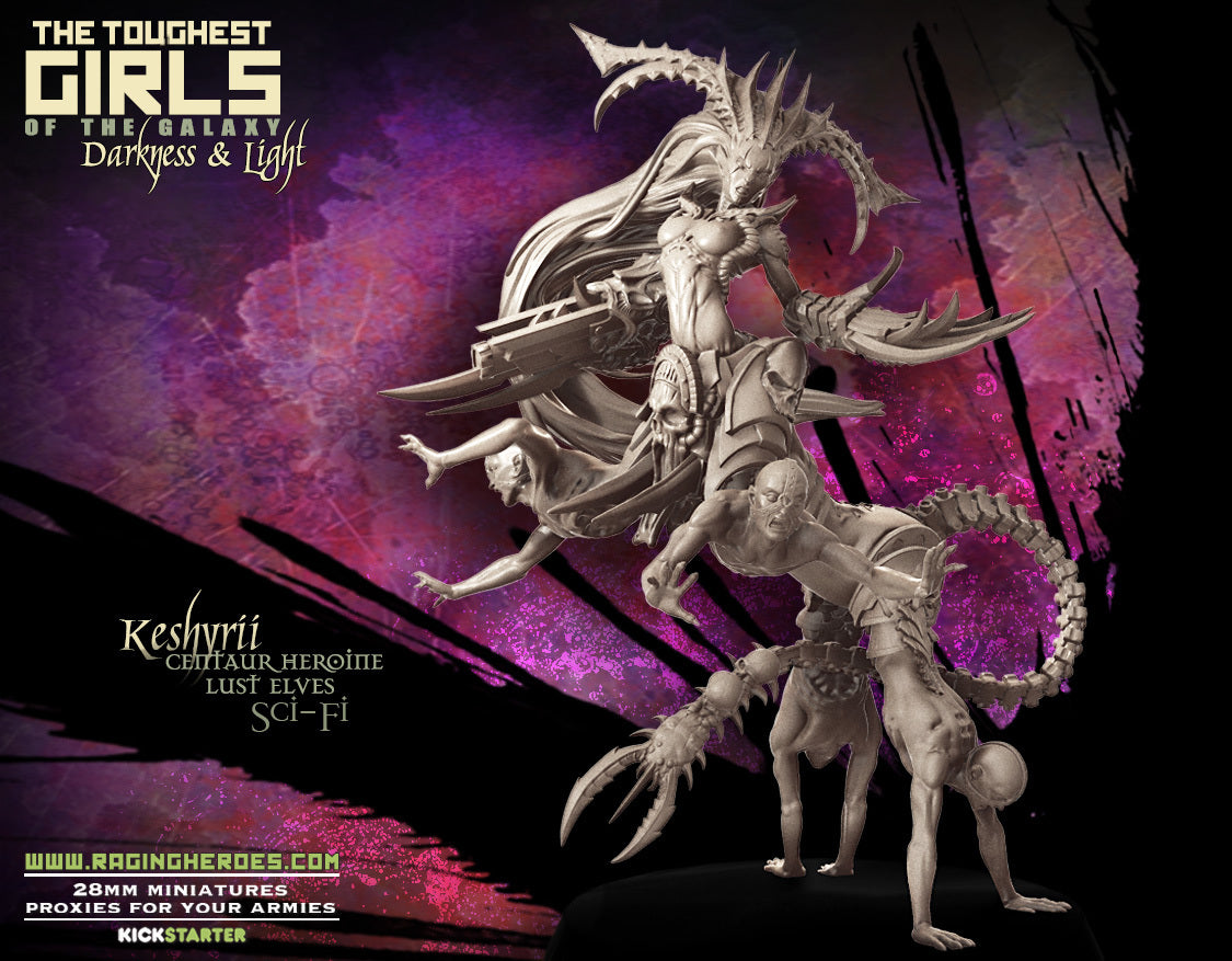 Some of the strangest creatures you ever saw: meet Keshyrii and Senshyrah