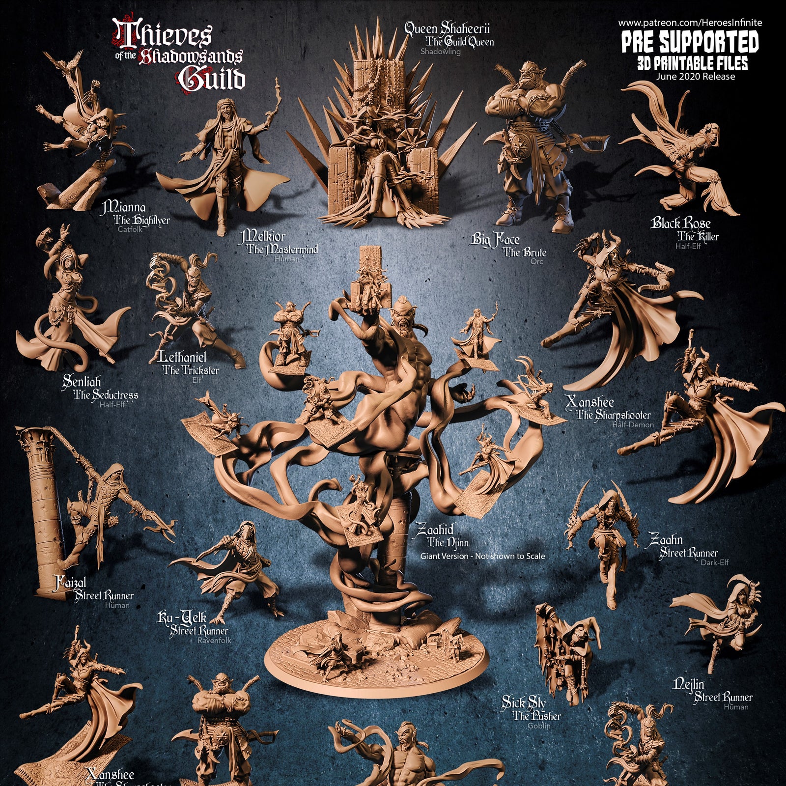 Thieves of the Shadowsands Guild : June 2020 Release on Patreon !