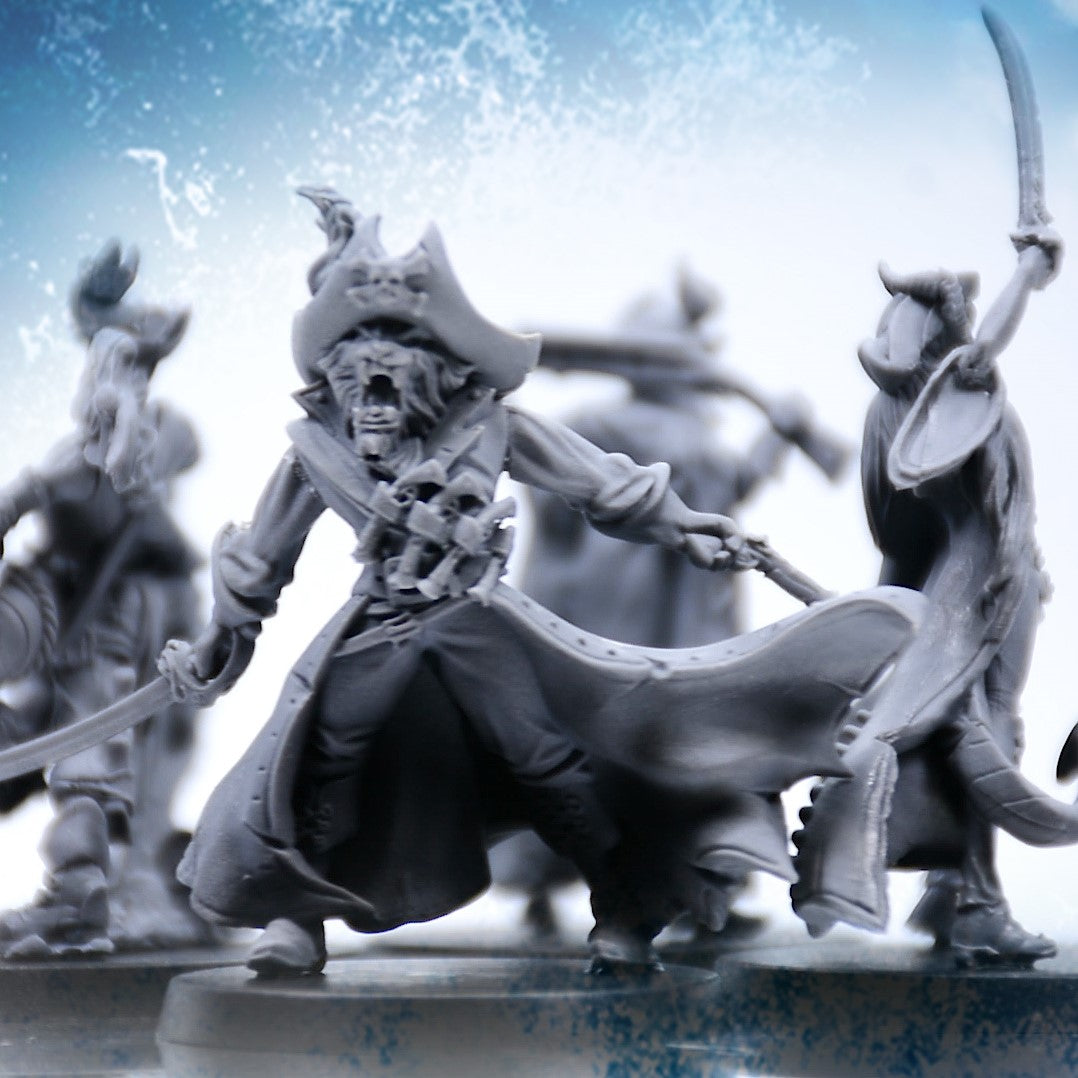 Video: a closer look at the Pirates of the White Sea miniatures!