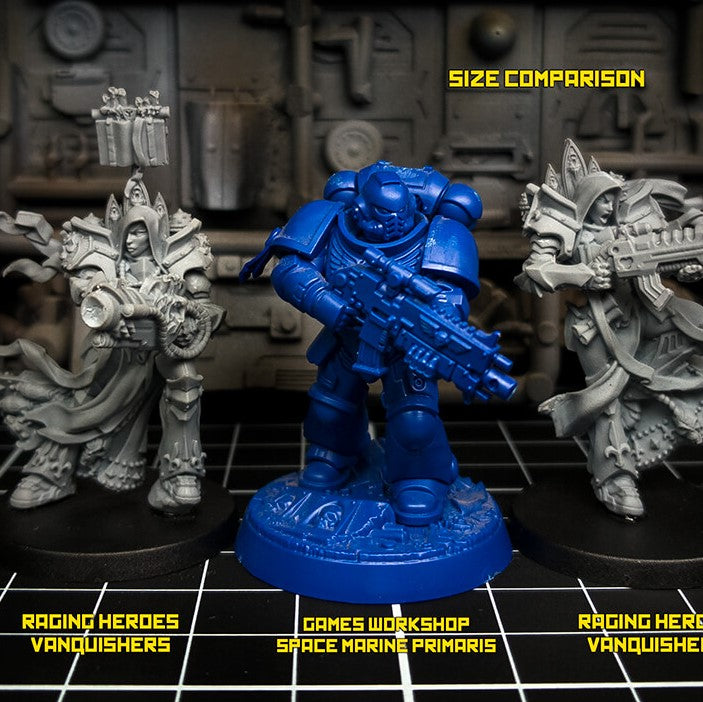 Vanquishers VS Space Marines 🌌 Size Comparison