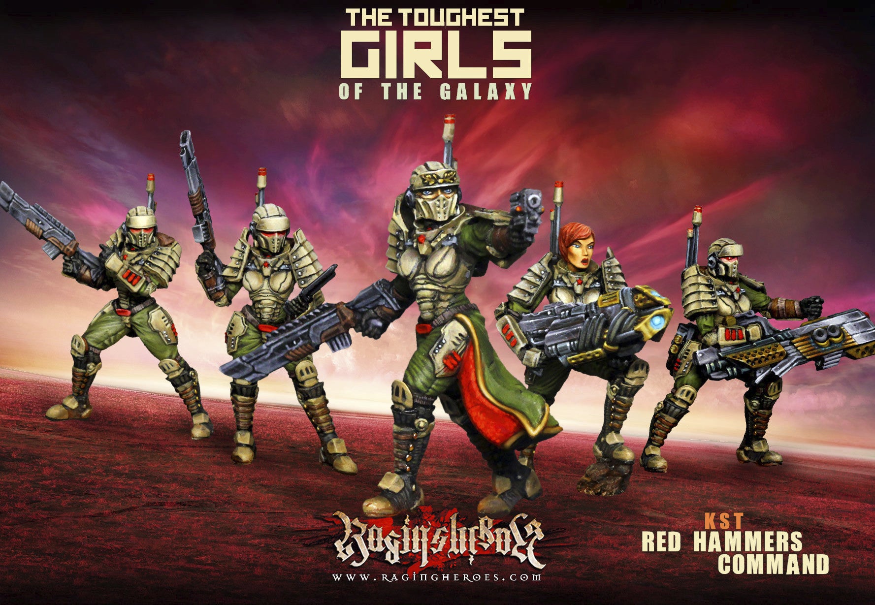 New Releases - Red Hammers Command and Troops