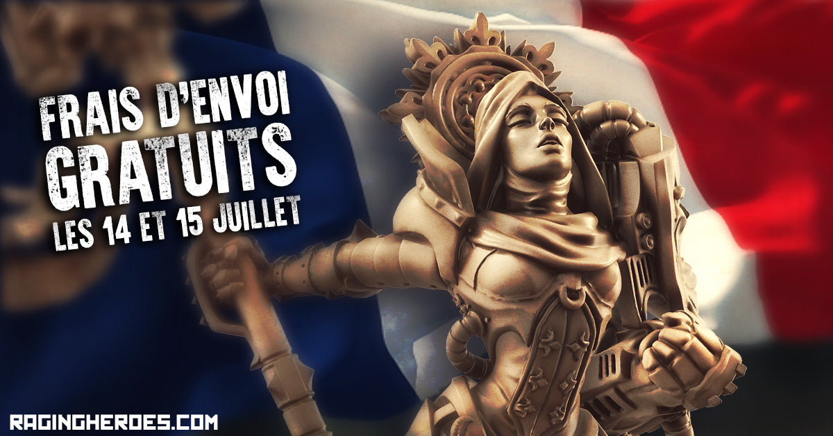 🐔 Allez les Bleus: Frais d'envoi offerts pour la France ce weekend! 	🇫🇷