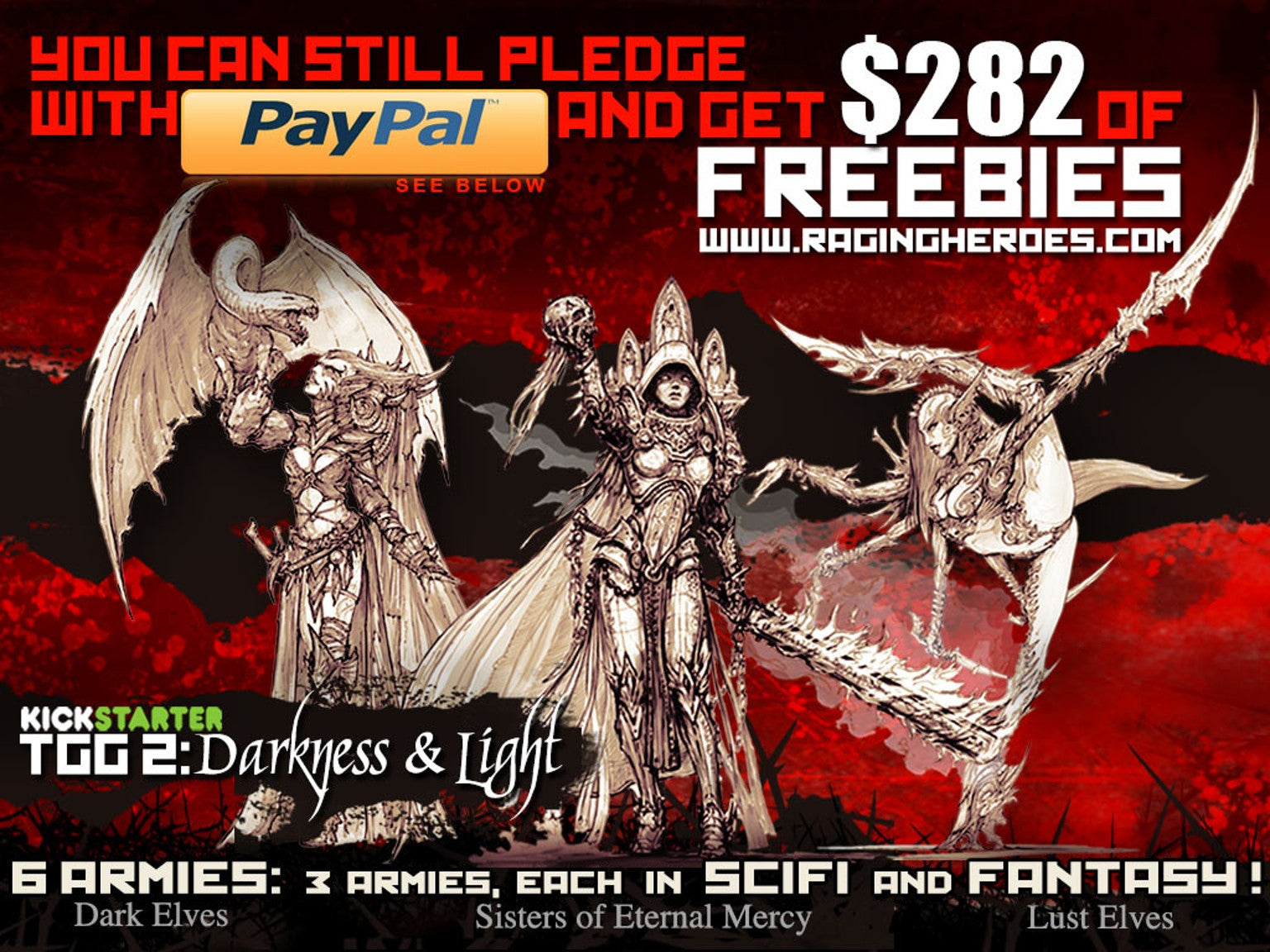 TGG2: Light and Darkness - Kickstarter Freebies