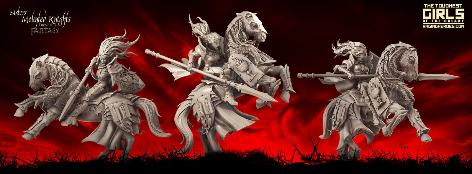 🐴 Are you ready for an epic ride? 🐎 Sisters' Mounted Knights!