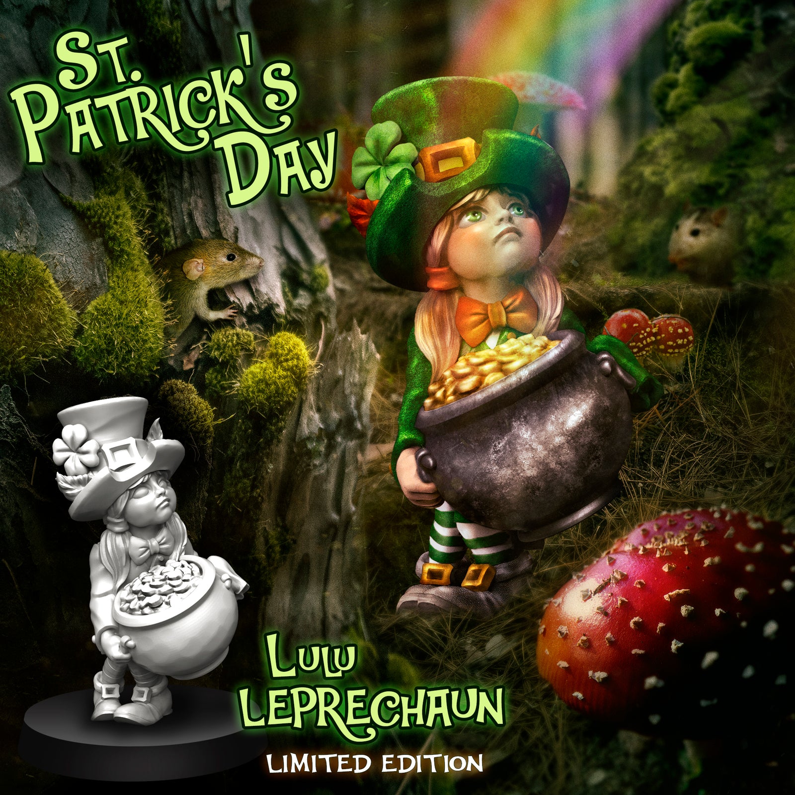 Happy St-Patrick's Day! 🍀 Collector Edition Miniature in cool packs!