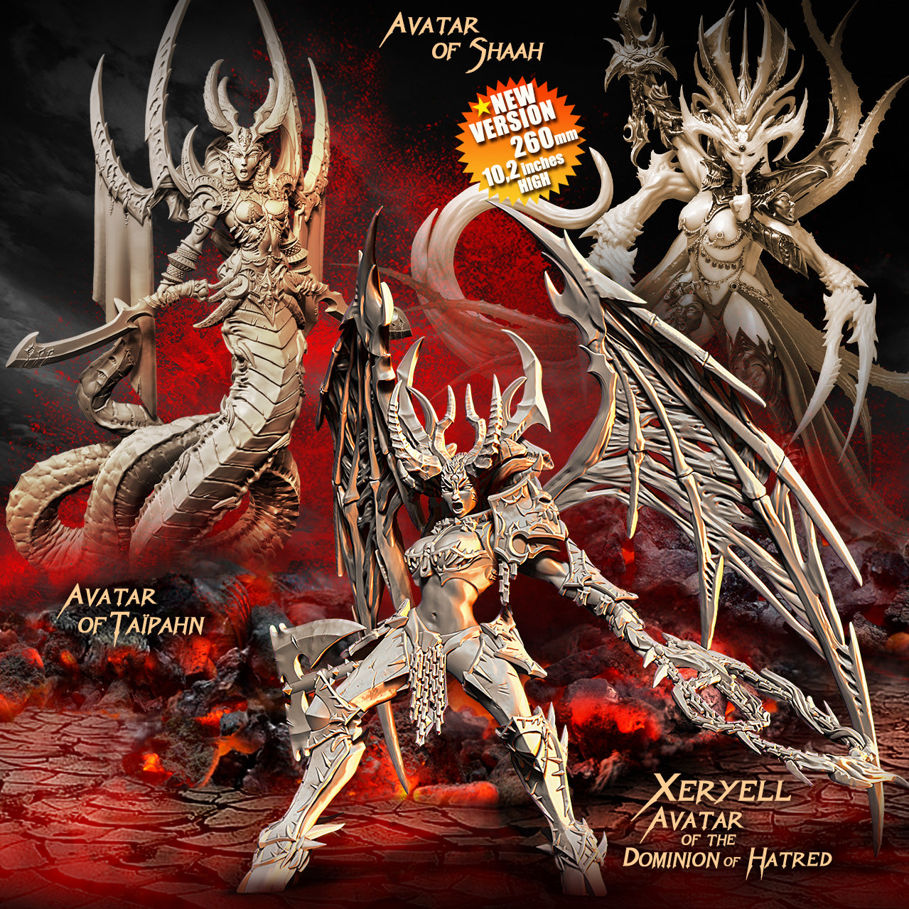 Avatars of Destruction Packs (Mix - F/SF) - Raging Heroes