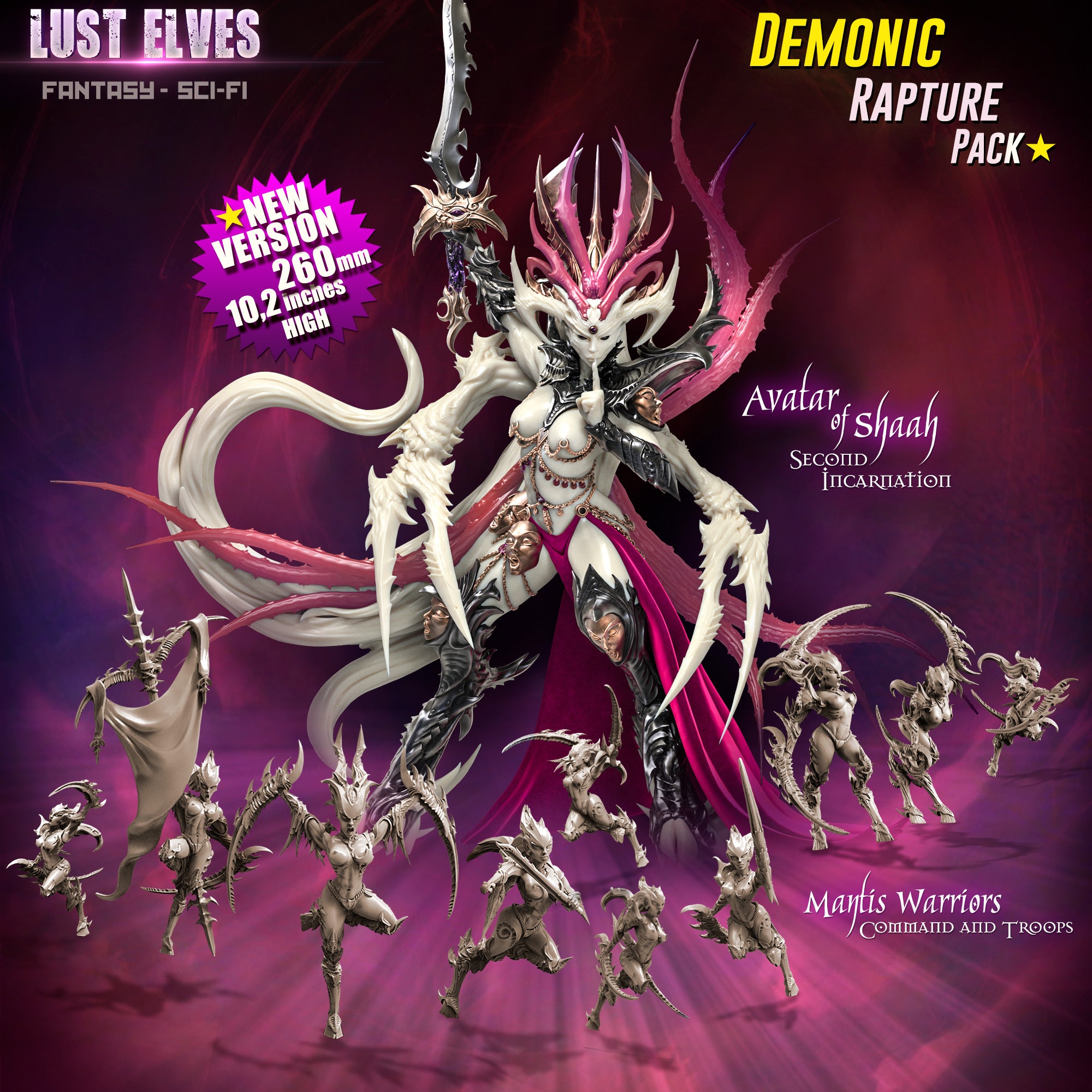 Démonický Rapture Pack (LE - F/SF) (včetně Avatar Shaah)