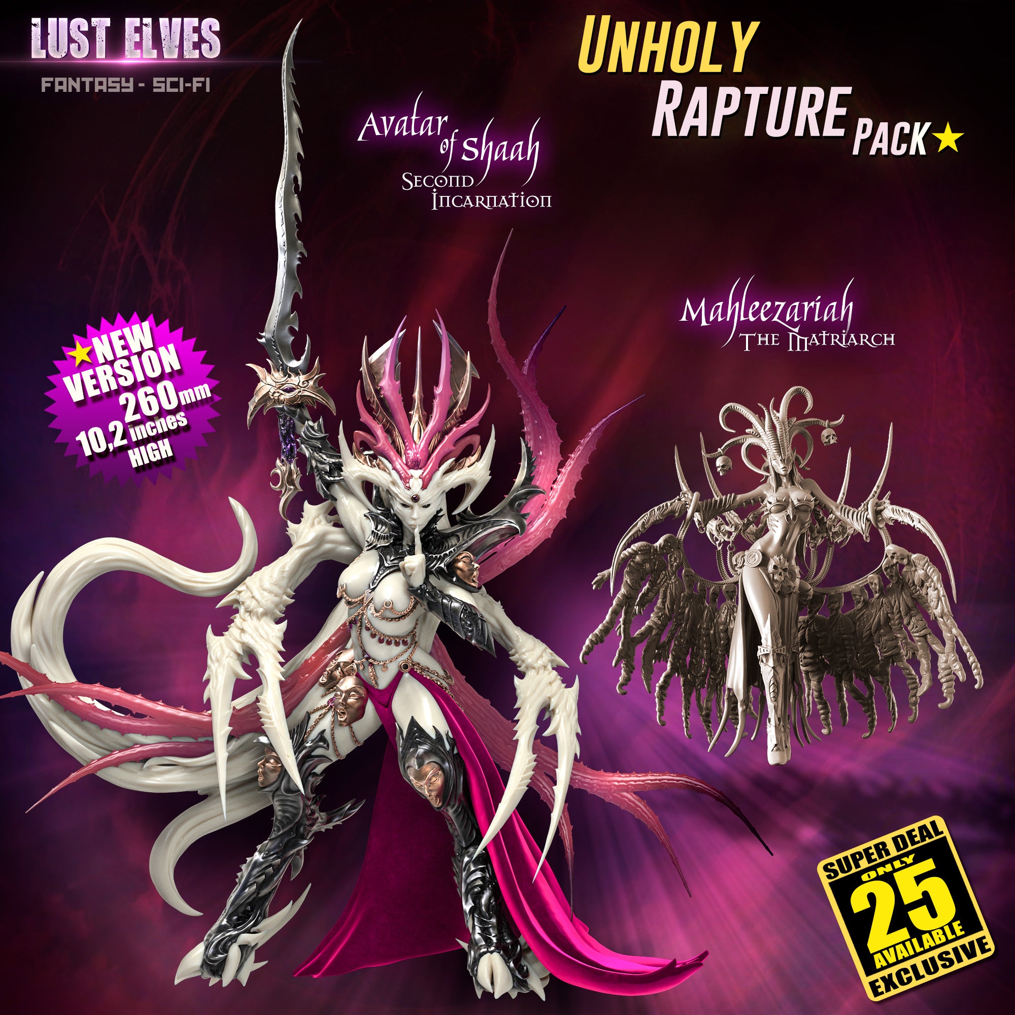 Unholy Rapture Pack (LE - F/SF) (včetně Avatar Shaah - 2. inkarnace)