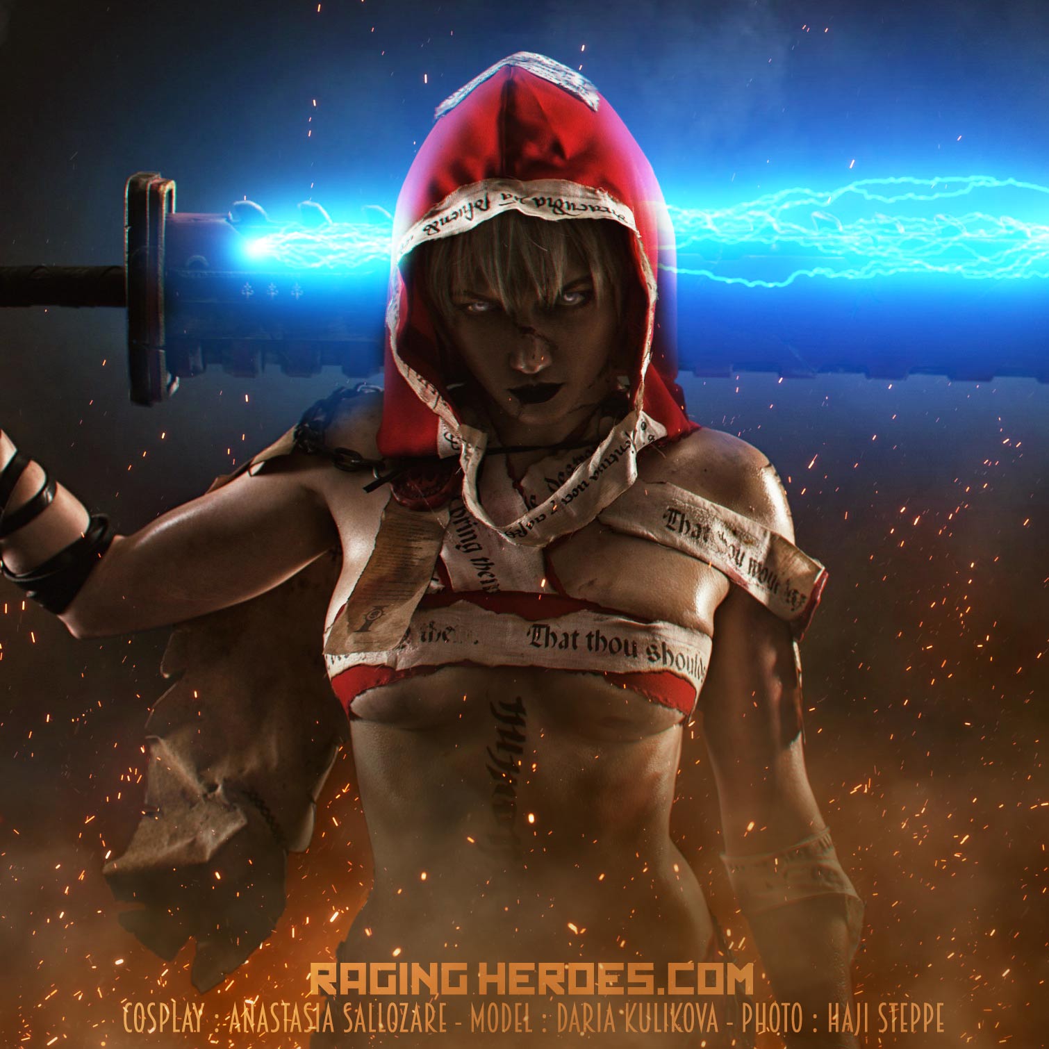 Cosplayers use Raging Heroes minis as inspiration