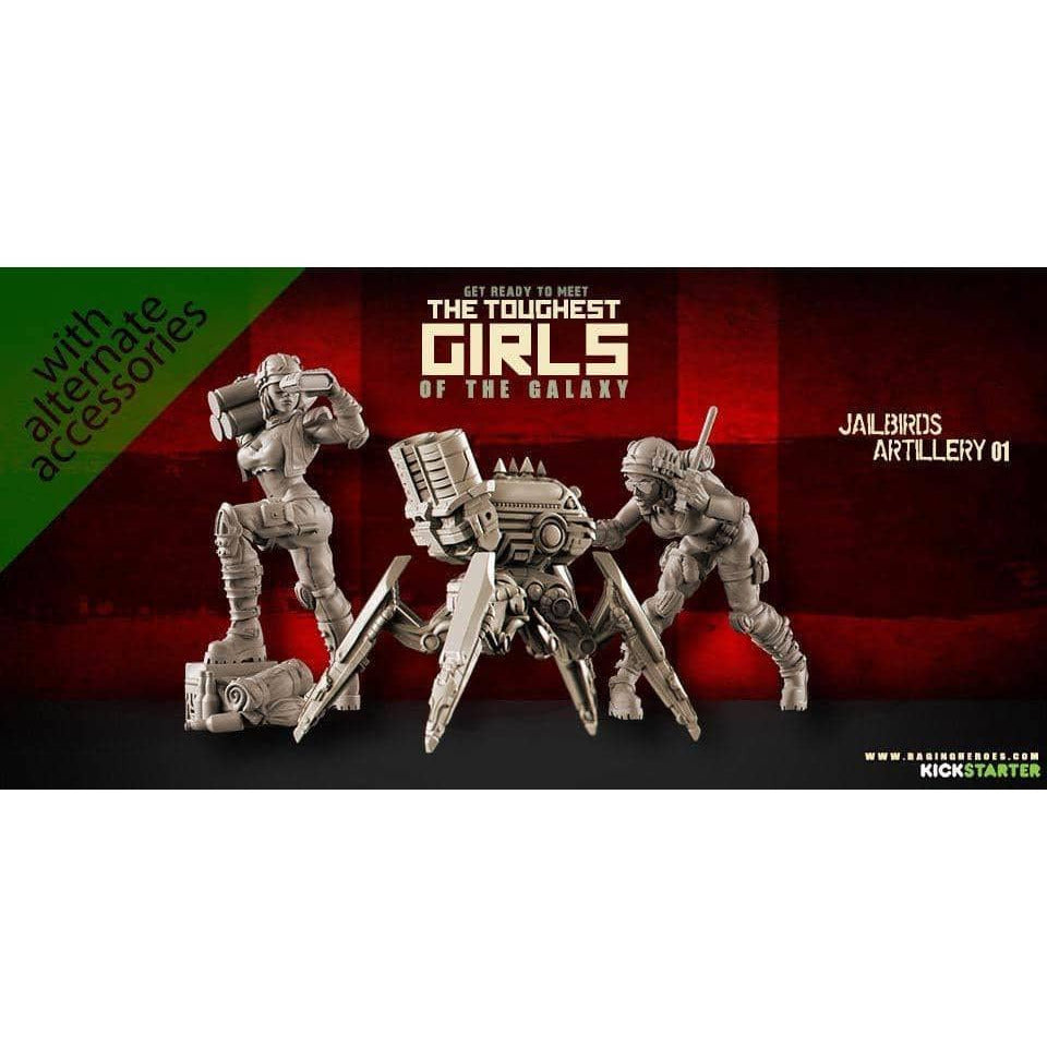 Jailbirds Heavy Weapons Team #01 (JB) - Raging Heroes