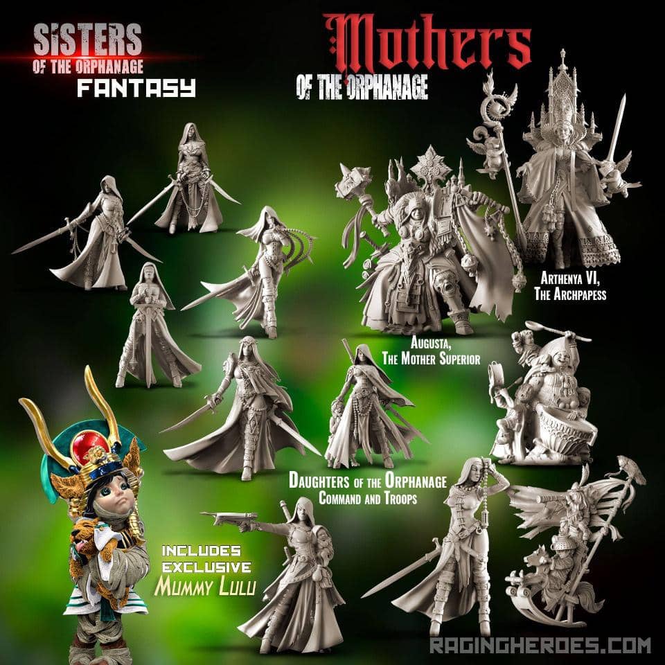 Mothers of the Orphanage Pack (Sisters- F) - Raging Heroes