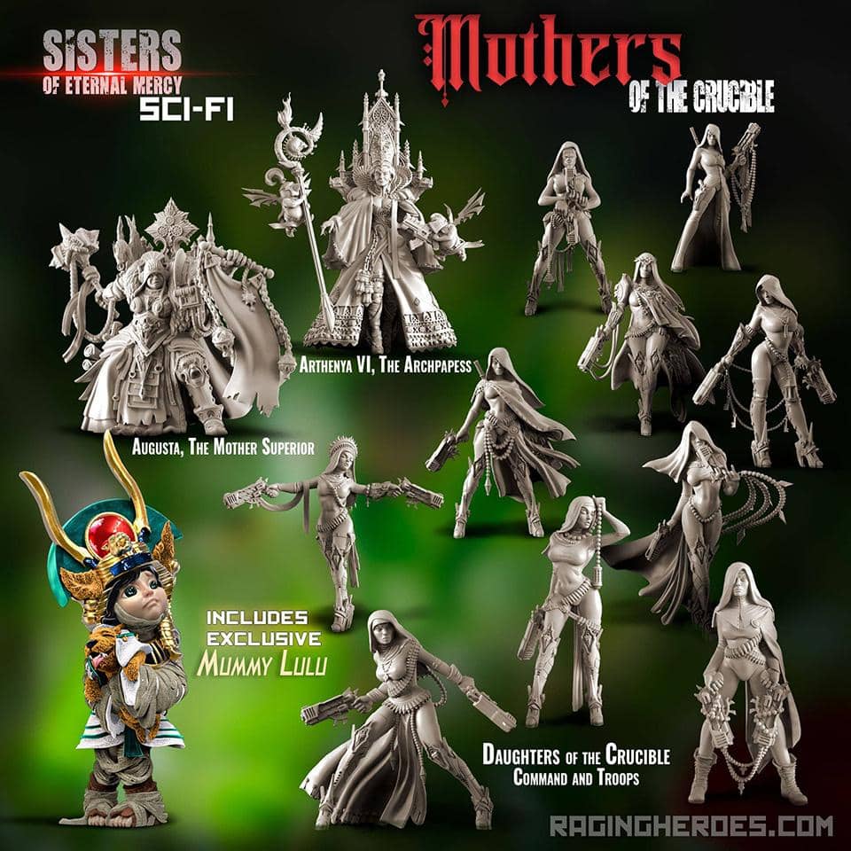 Mothers of the Crucible Pack (Sisters- SF) - Raging Heroes
