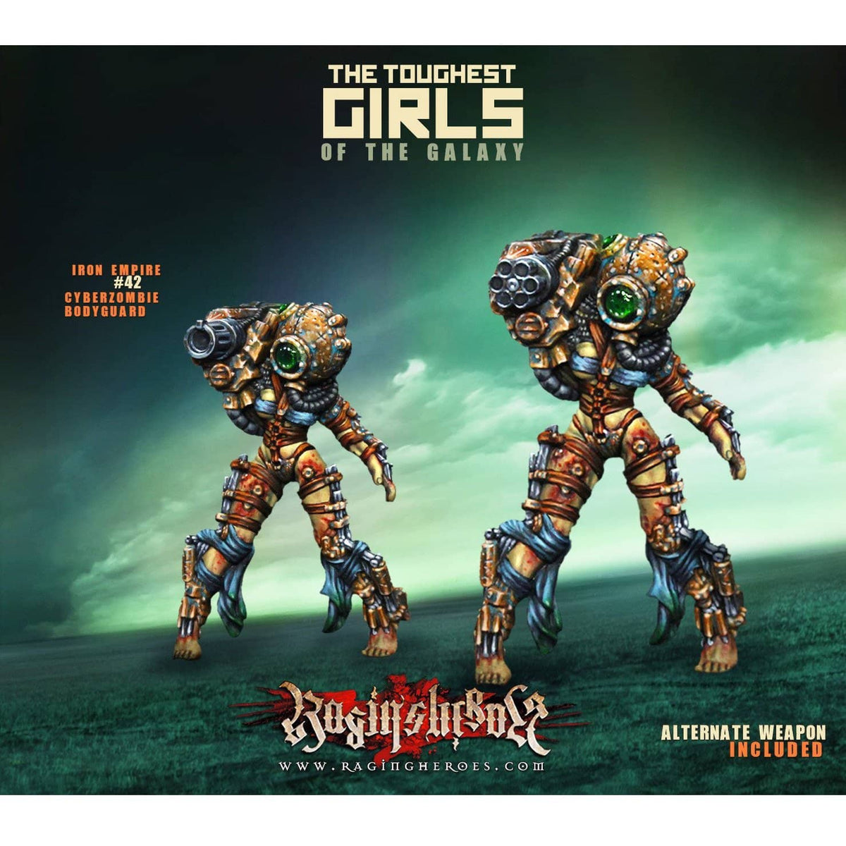 #42, Cyber Zombie Bodyguard (IE) - Raging Heroes