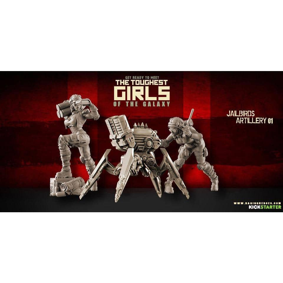 Jailbirds Heavy Weapons Team #01 (JB) - Raging Heroes