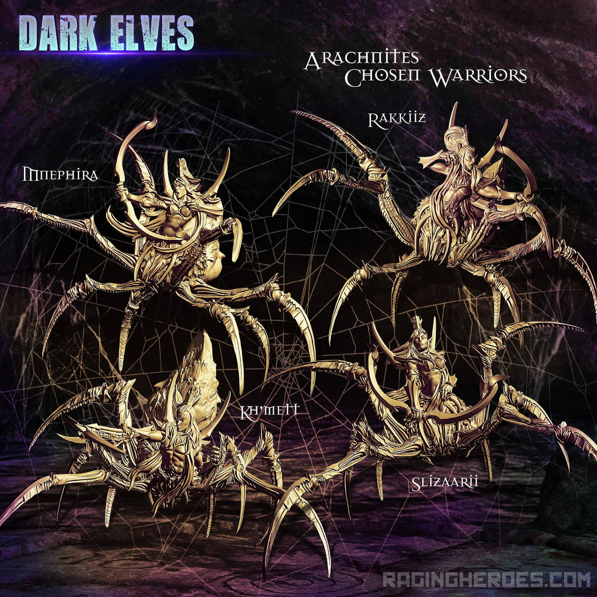 Arachnites Chosen Warriors (DE - F) - Raging Heroes