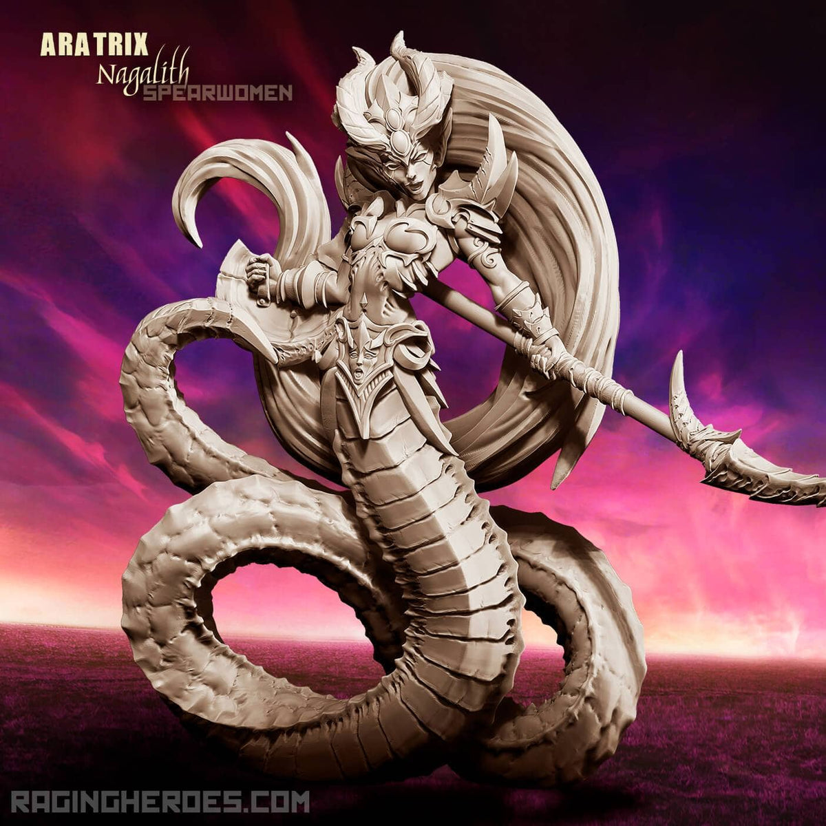 Nagalith Spearwomen (LE - F) - Raging Heroes
