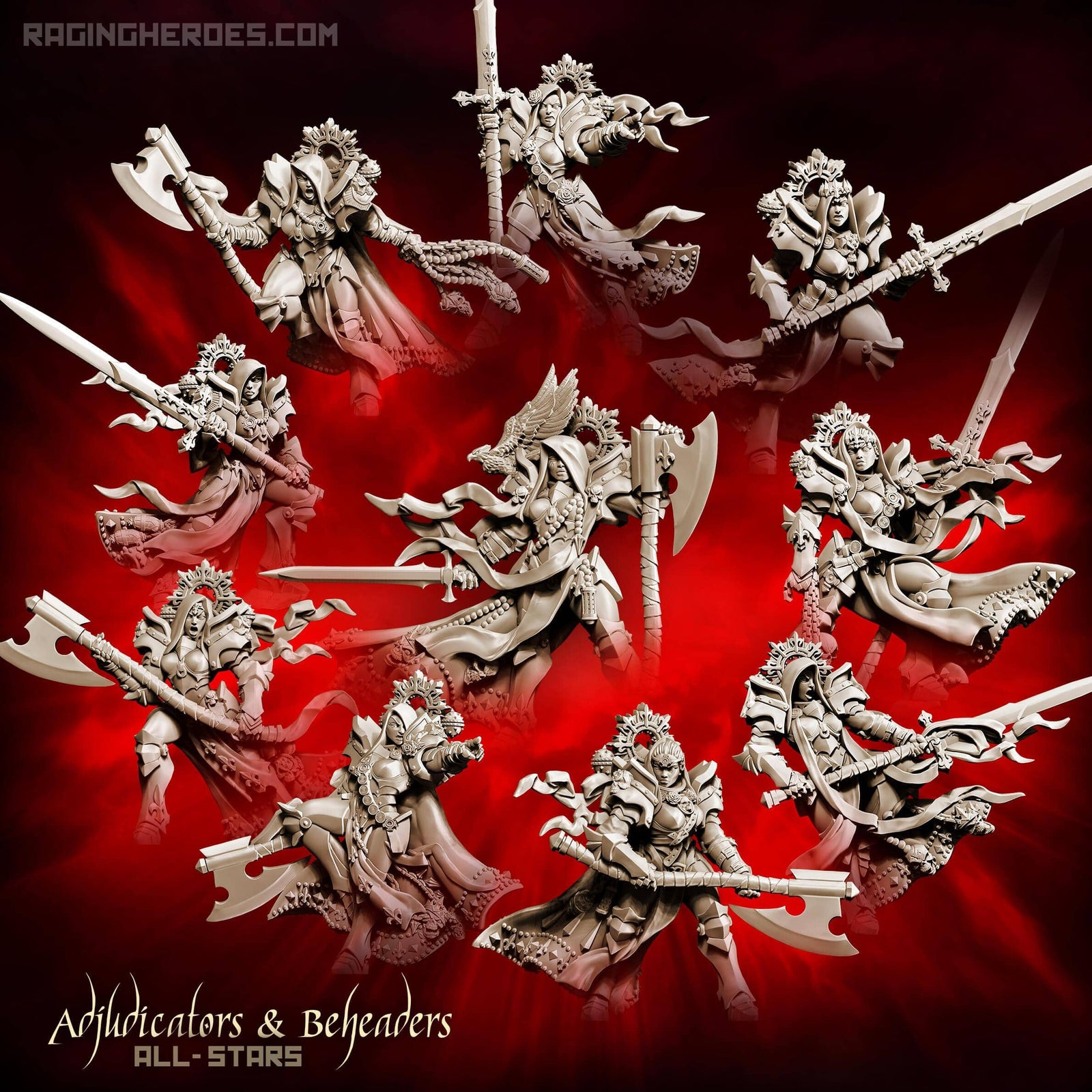 Adjudicators and Beheaders - pack of All 10! (SoTO - F)