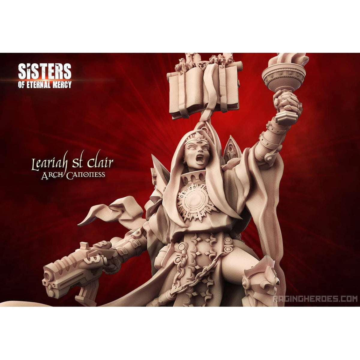 Leariah St Clair, Arch Canoness (SoEM - SF) - Raging Heroes
