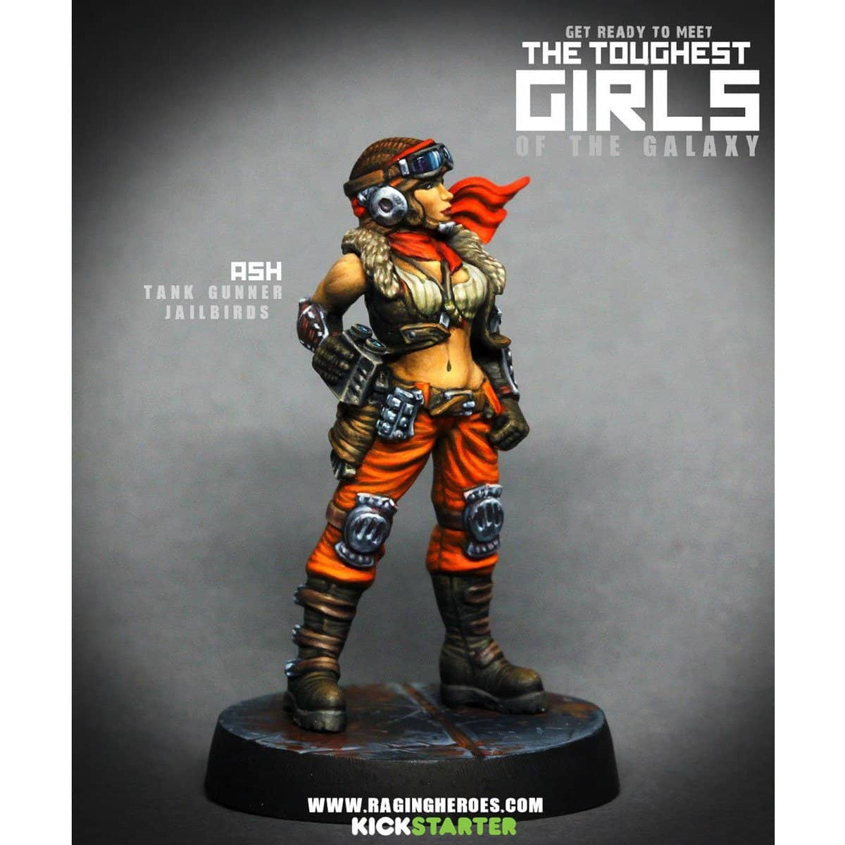 Ash, Tank Gunner (JB) - Raging Heroes