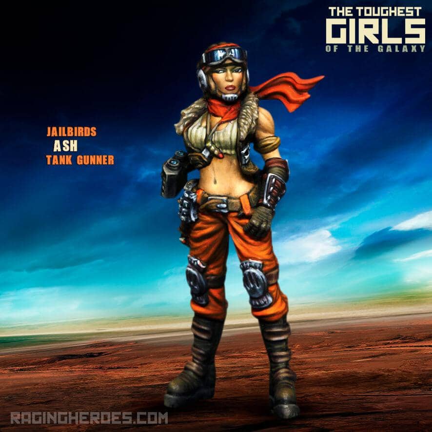 Ash, Tank Gunner (JB) - Raging Heroes