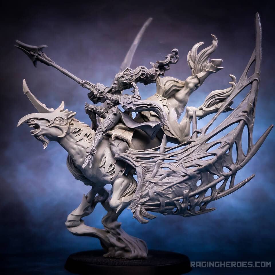 Asharah on Pegasus (DE - F) - Raging Heroes