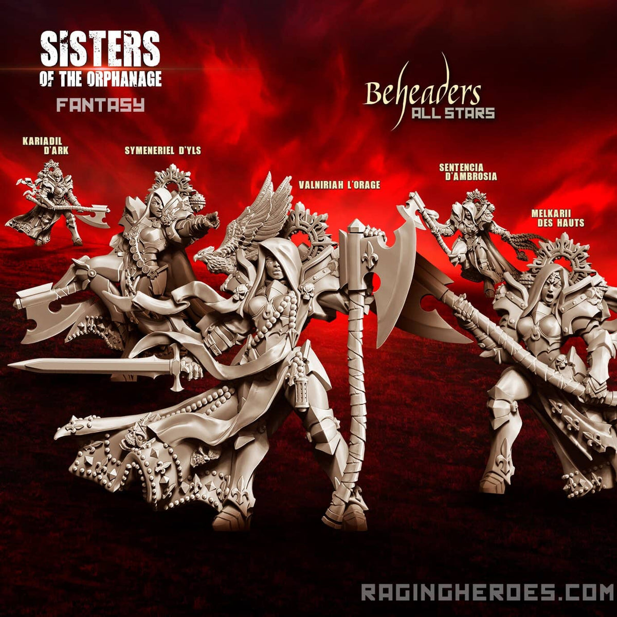 Adjudicators and Beheaders - All 10! (SoTO - F) - Raging Heroes