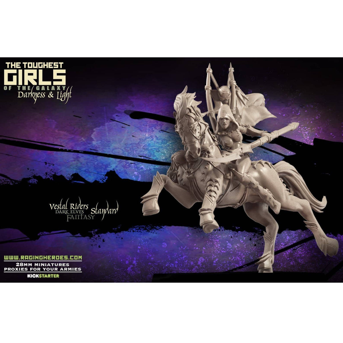 Vestal Riders - Command Group (DE - F) - Raging Heroes