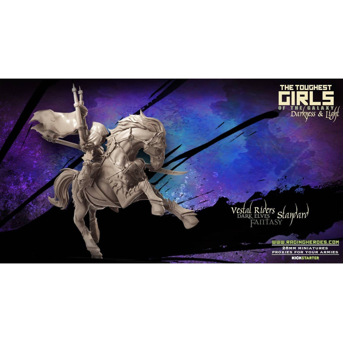 Vestal Riders - Command Group (DE - F) - Raging Heroes