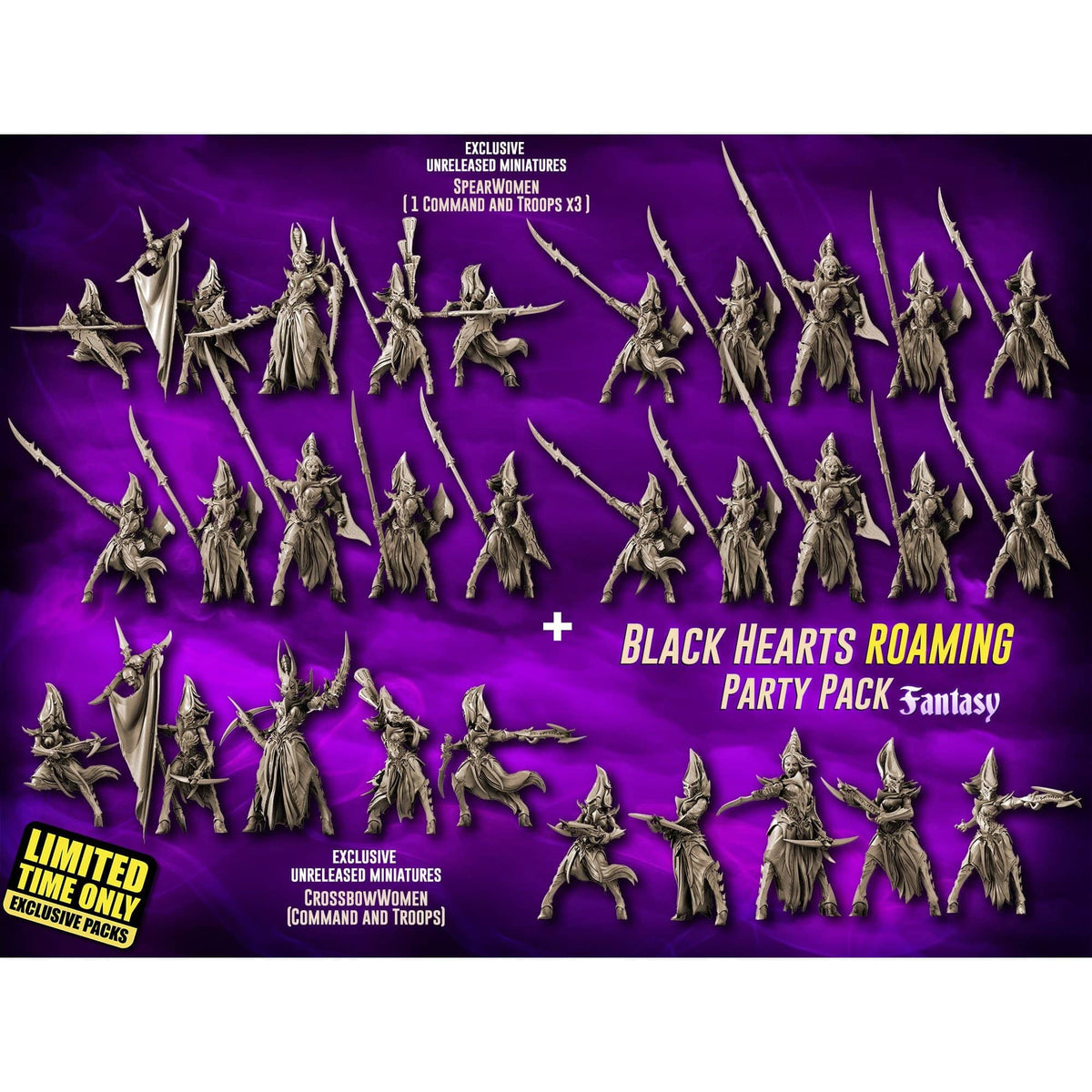 Black Hearts ROAMING Party Pack (DE - F) - Raging Heroes