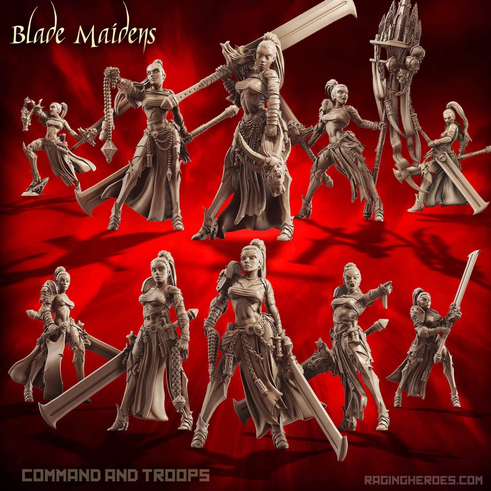 Pakiet Pack Blade Maidens - Command + Troop (Soto - F)