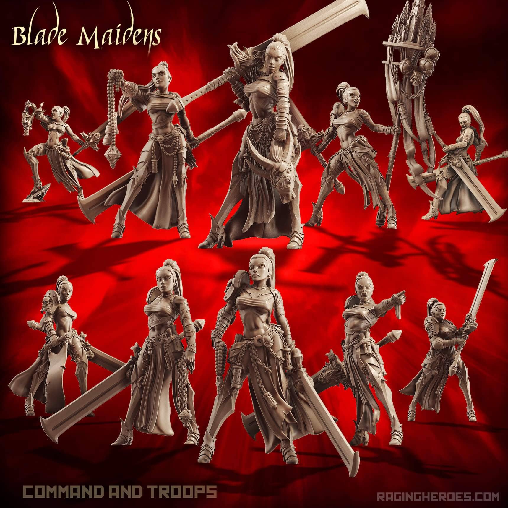 Blade Maidens Pack - Command + Troop (Soto - F)