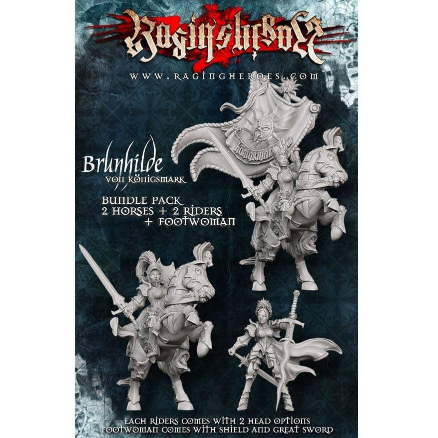 All THREE Brunhilde versions - Raging Heroes