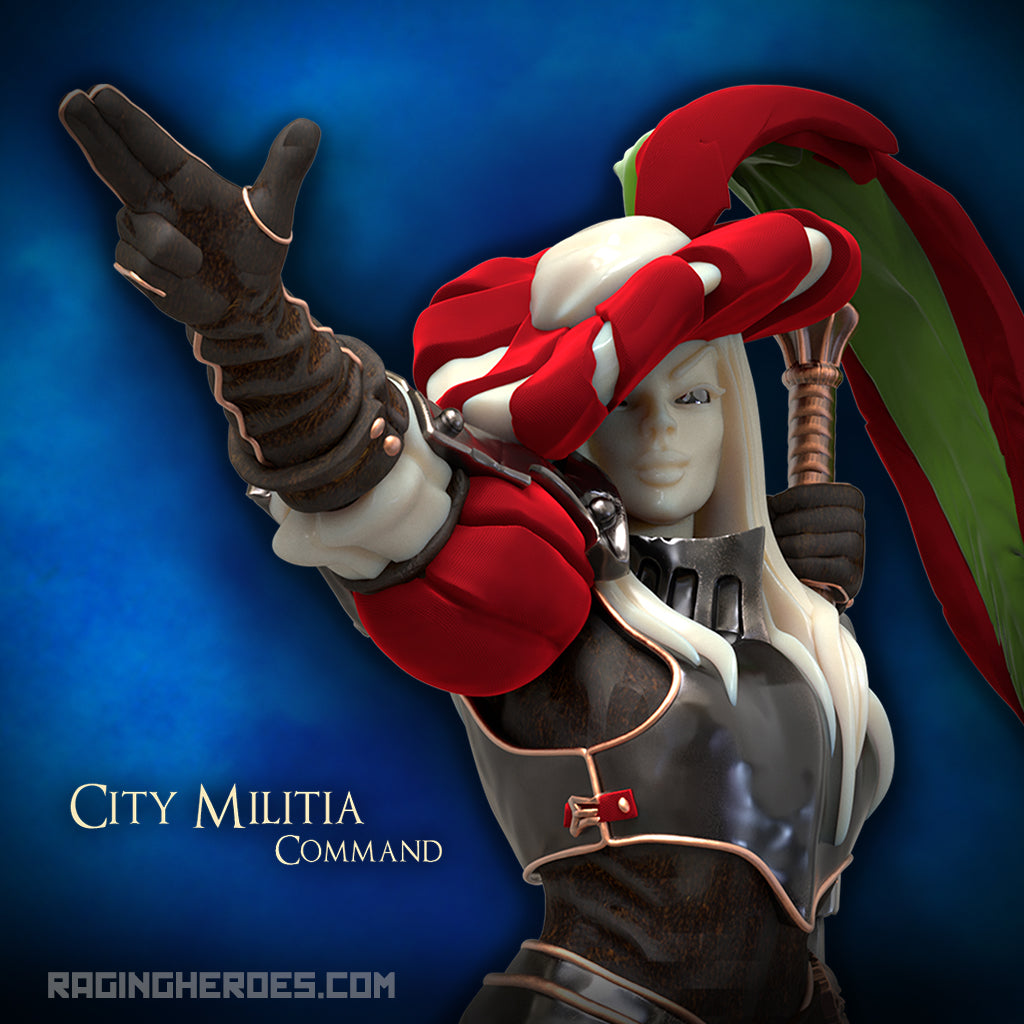 City Militia Command Group (Imperial - F) - Raging Heroes