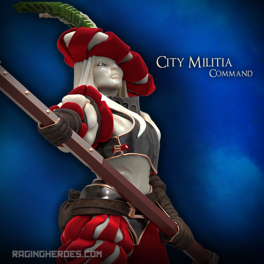 City Militia Command Group (Imperial - F) - Raging Heroes