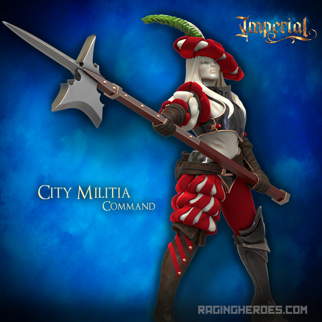 City Militia Command Group (Imperial - F) - Raging Heroes