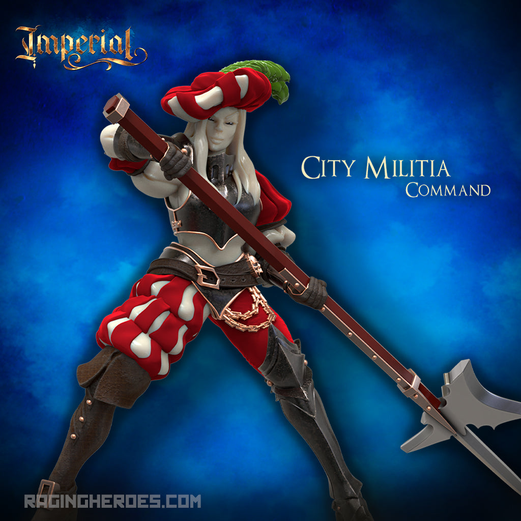 City Militia Command Group (Imperial - F) - Raging Heroes
