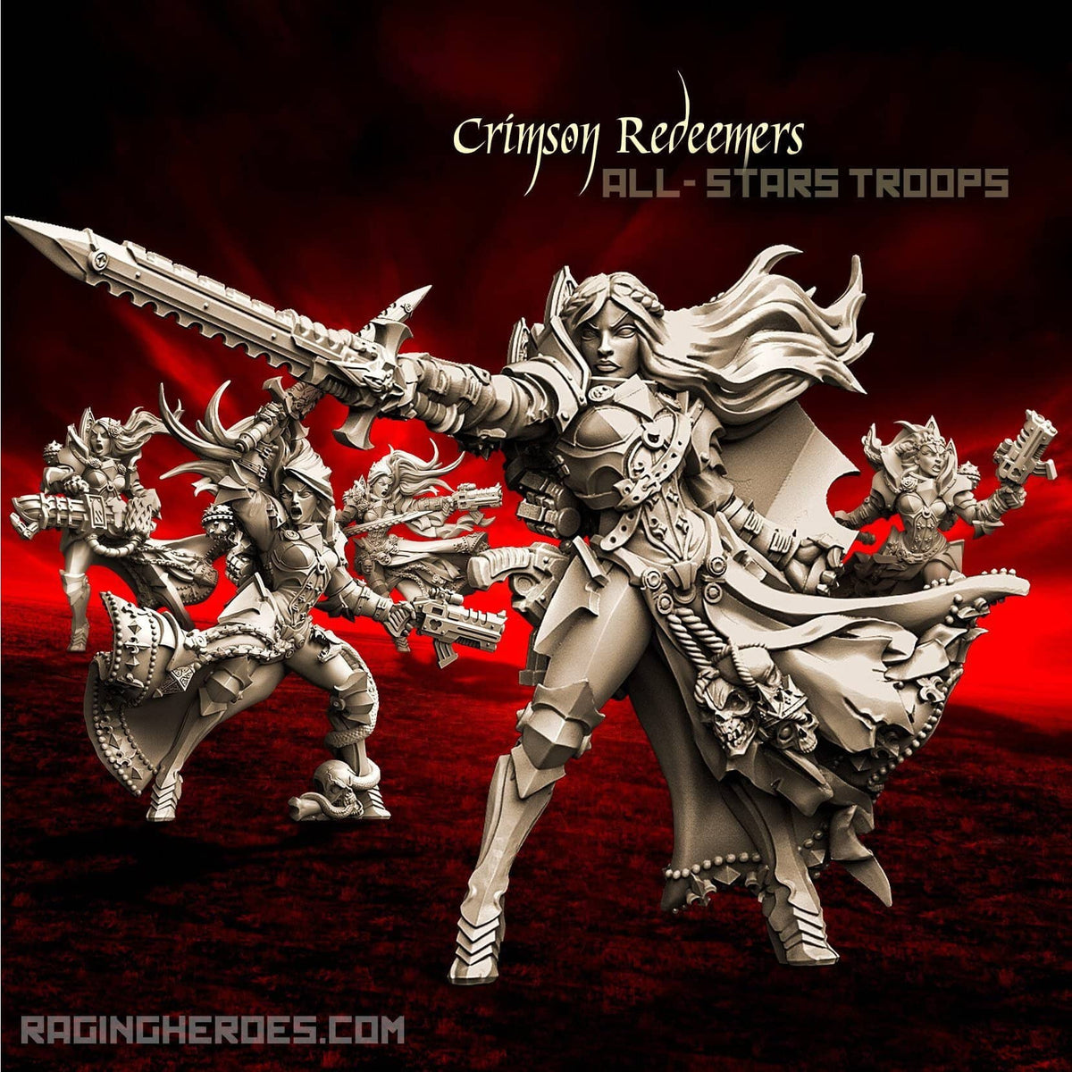 Crusading Warriors Pack (SoEM - SF) - Raging Heroes