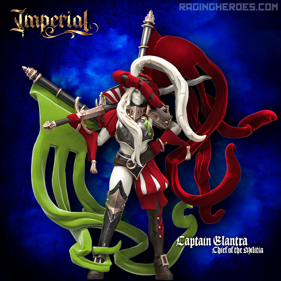 Captain Elantra, Chief of the Militia (Imperial - F) - Raging Heroes